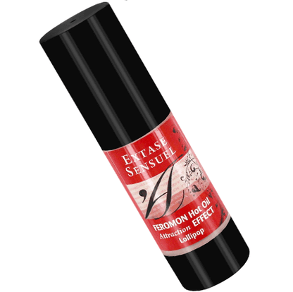 EXTASE SENSUAL - HEATING EFFECT MASSAGE OIL WITH LOLLIPOP PHEROMONES 30 ML - My naughty haven #
