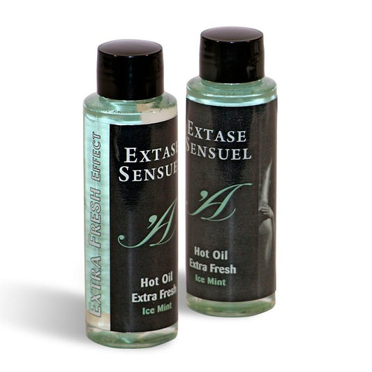 EXTASE SENSUAL - MASSAGE OIL WITH EXTRA FRESH ICE EFFECT 100 ML - My naughty haven #