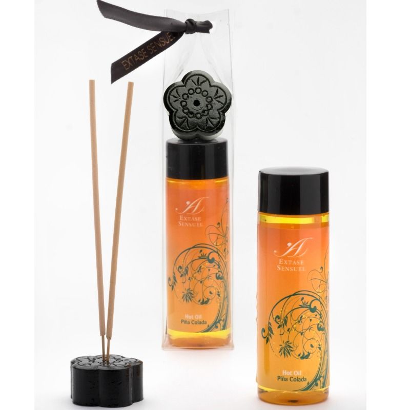 EXTASE SENSUAL - PIÑA COLADA HEAT STIMULATING OIL 100 ML - My naughty haven #