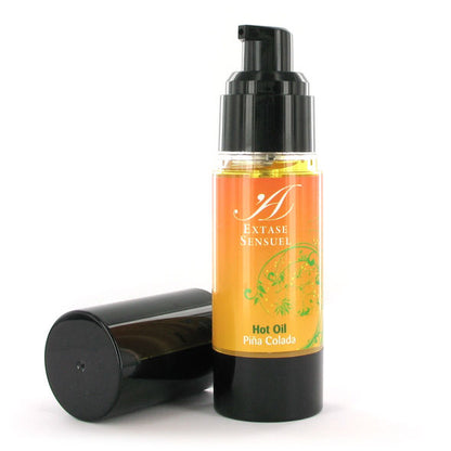 EXTASE SENSUAL - PIÑA COLADA HEAT STIMULATING OIL 30 ML - My naughty haven #