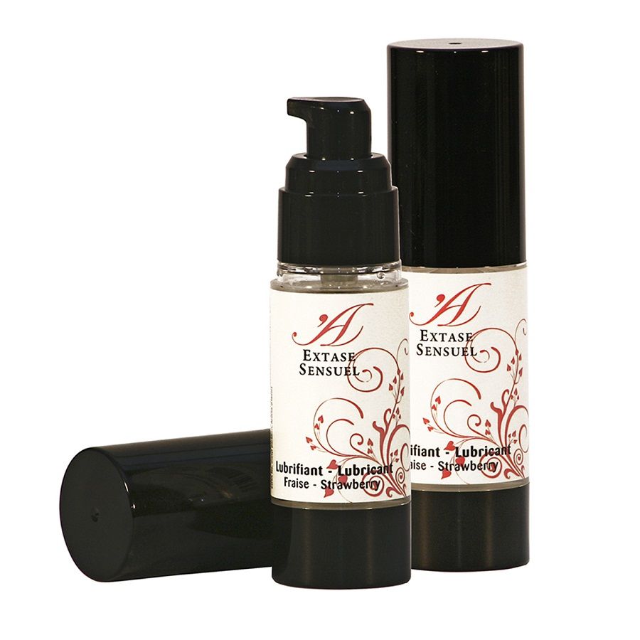 EXTASE SENSUAL - STRAWBERRY LUBRICANT 30 ML - My naughty haven #