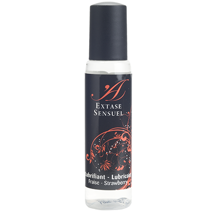 EXTASE SENSUAL - STRAWBERRY TRAVEL LUBRICANT 35 ML - My naughty haven #