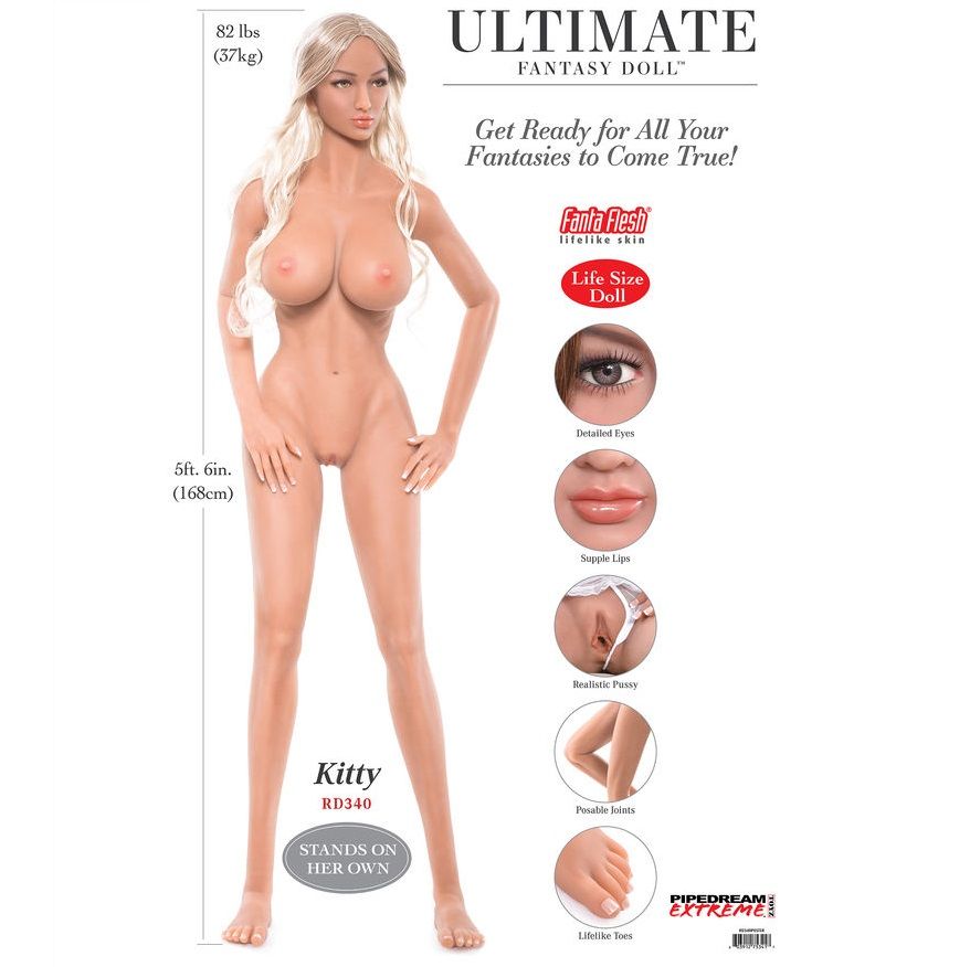 EXTREME TOYZ - PIPEDREAM EXTREME ULTIMATE FANTASY DOLLS KITTY 168 CM - My naughty haven #