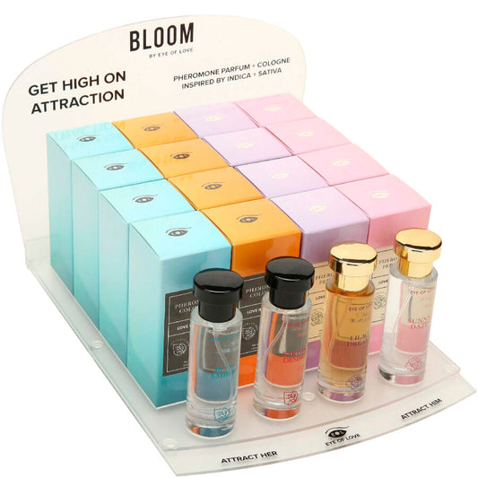 EYE OF LOVE - BLOOM DISPLAY 4X4 PERFUMES 30 ML - My naughty haven #