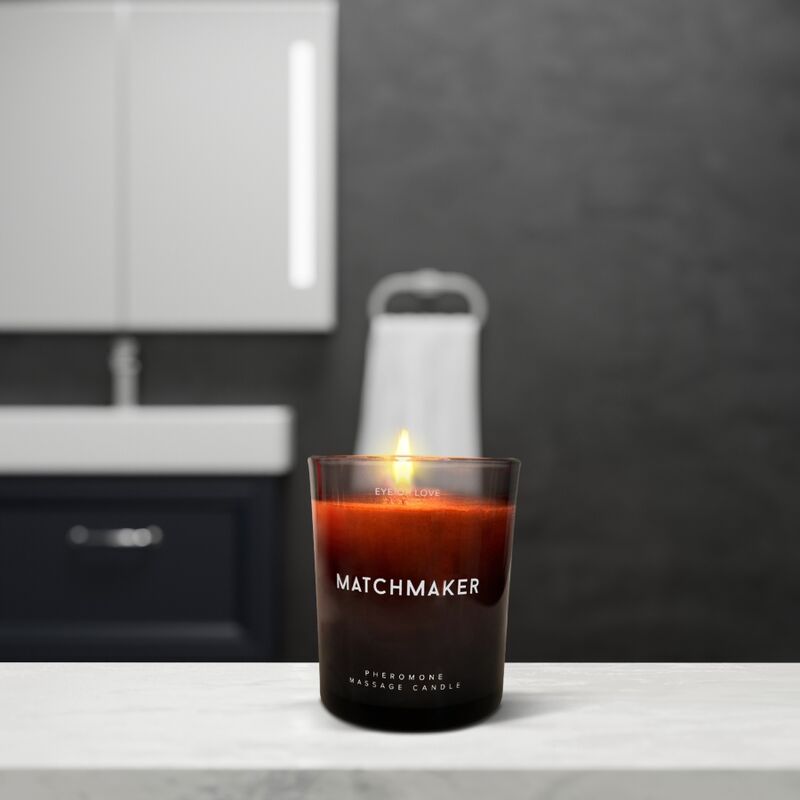 EYE OF LOVE - MATCHMAKER BLACK DIAMOND MASSAGE CANDLE ATTRACT HER 150 ML - My naughty haven #