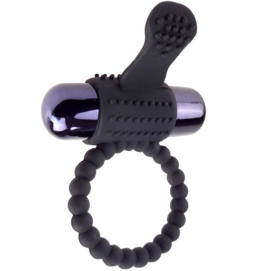 FANTASY C-RINGZ - BLACK SILICONE VIBRATING RING - My naughty haven #