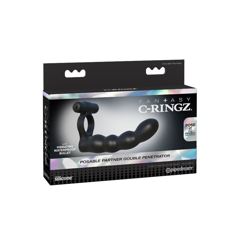 FANTASY C-RINGZ - POSABLE DOUBLE PENETRATOR - My naughty haven #
