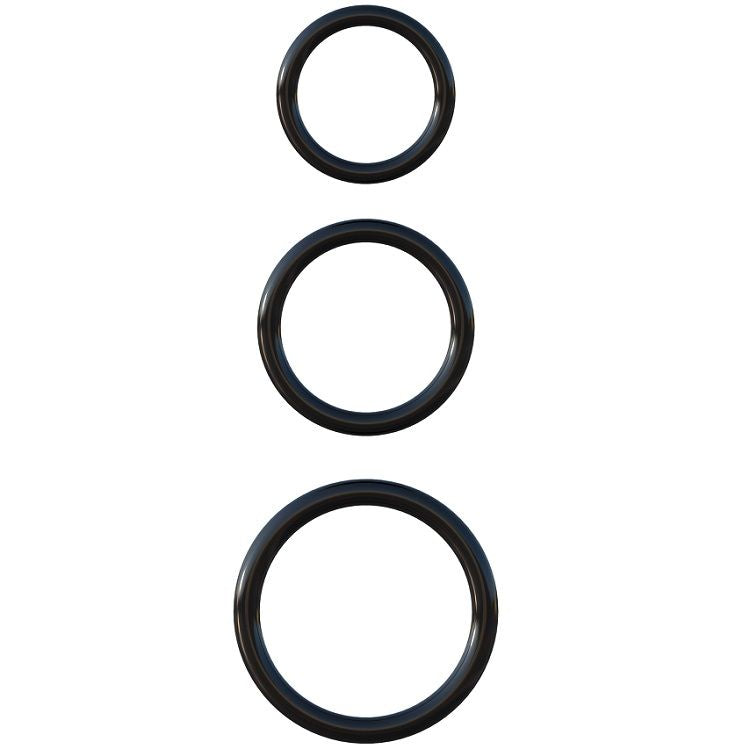 FANTASY C-RINGZ - SILICONE 3 RING STAMINA SET - My naughty haven #