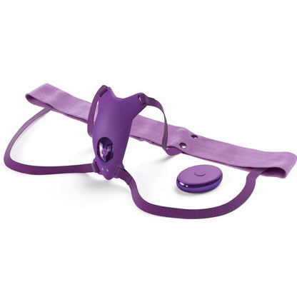 FANTASY FOR HER - BUTTERFLY HARNESS, VIBRATING RECHARGEABLE & REMOTE CONTROL PURPLE - My naughty haven #