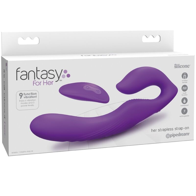 FANTASY FOR HER - DOUBLE PENETRATION VIBRATOR REMOTE CONTROL 9 VIOLET LEVELS - My naughty haven #