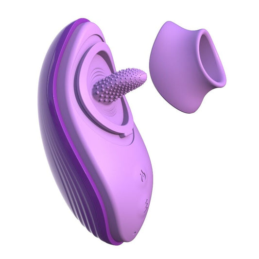FANTASY FOR HER - HER SILICONE FUN TONGUE PURPLE - My naughty haven #