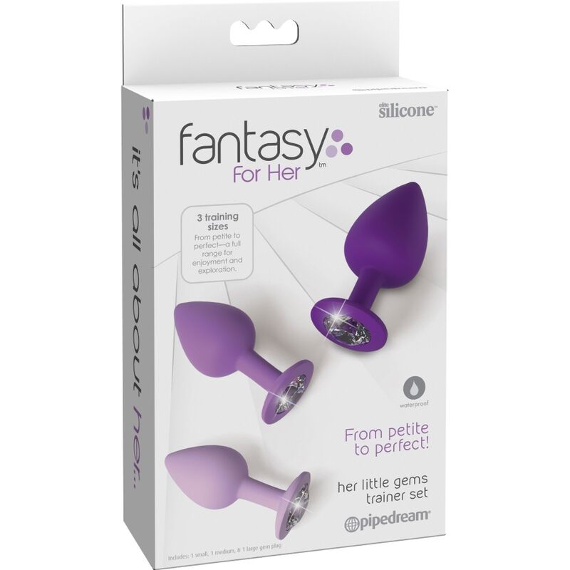 FANTASY FOR HER - VIOLET ANAL PLUG SET - My naughty haven #