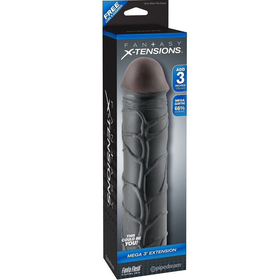 FANTASY X- TENSIONS - MEGA 3 EXTENSION BLACK - My naughty haven #