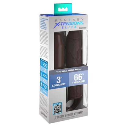 FANTASY X- TENSIONS - PIPEDREAMS EXTENSION W STRAP 17,78 CM BROWN - My naughty haven #