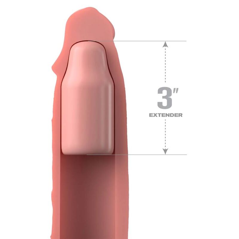 FANTASY X- TENSIONS - PIPEDREAMS SLEEVE 22,86 CM + 7,62 CM PLUG SKIN - My naughty haven #
