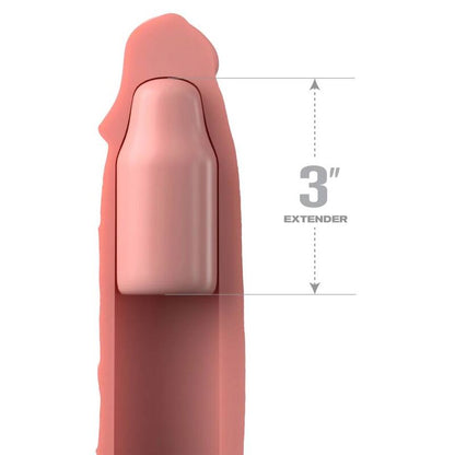 FANTASY X- TENSIONS - PIPEDREAMS SLEEVE 22,86 CM + 7,62 CM PLUG SKIN - My naughty haven #