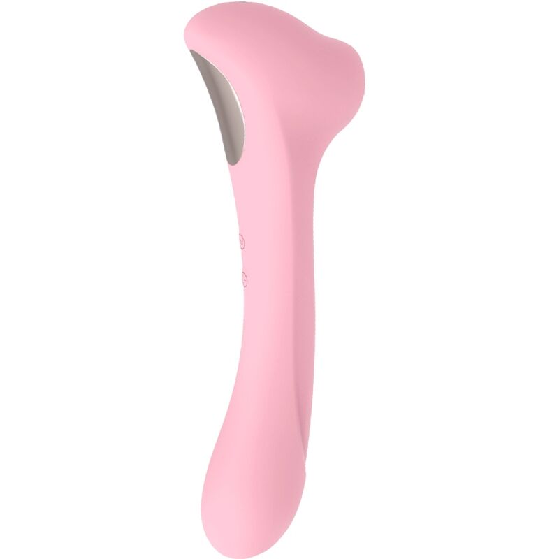FEMINTIMATE - DAISY MASSAGER SUCTION AND VIBRATOR PINK - My naughty haven #