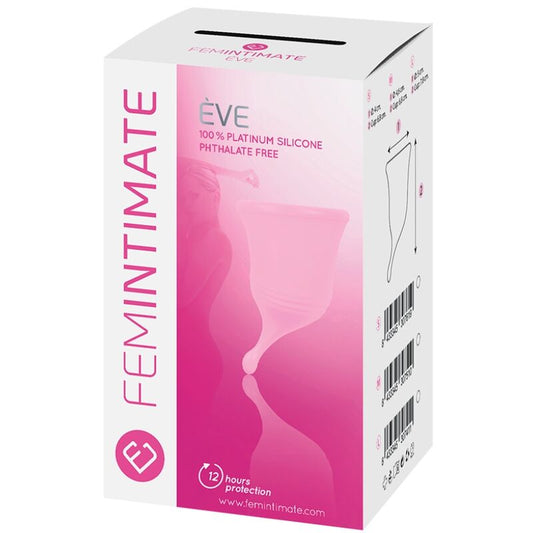 FEMINTIMATE - EVE NEW SILICONE MENSTRUAL CUP - SIZE L - My naughty haven #
