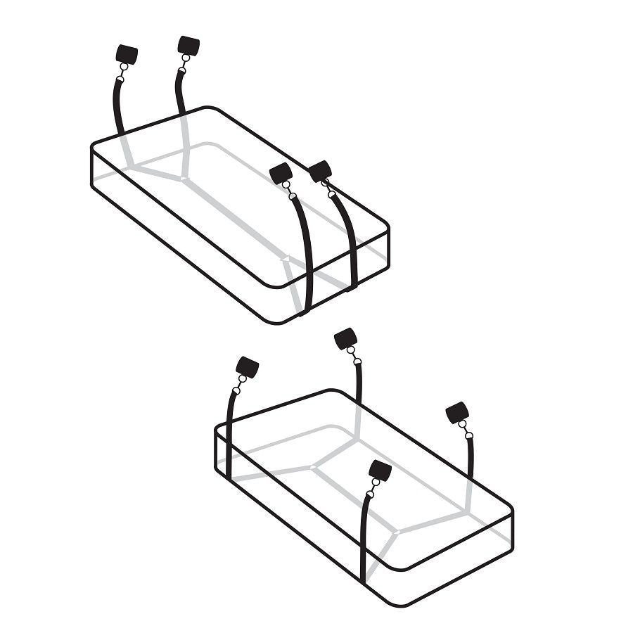 FETISH FANTASY LIMITED EDITION - WRAPAROUND MATTRESS RESTRAINTS - My naughty haven #