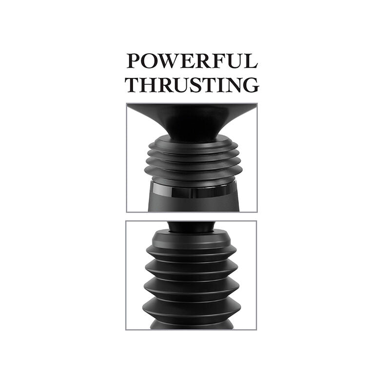 FETISH FANTASY SERIES - BODY DOCK THRUSTER DILDO CLAMP WITH 7 PUSH MODES BLACK - My naughty haven #