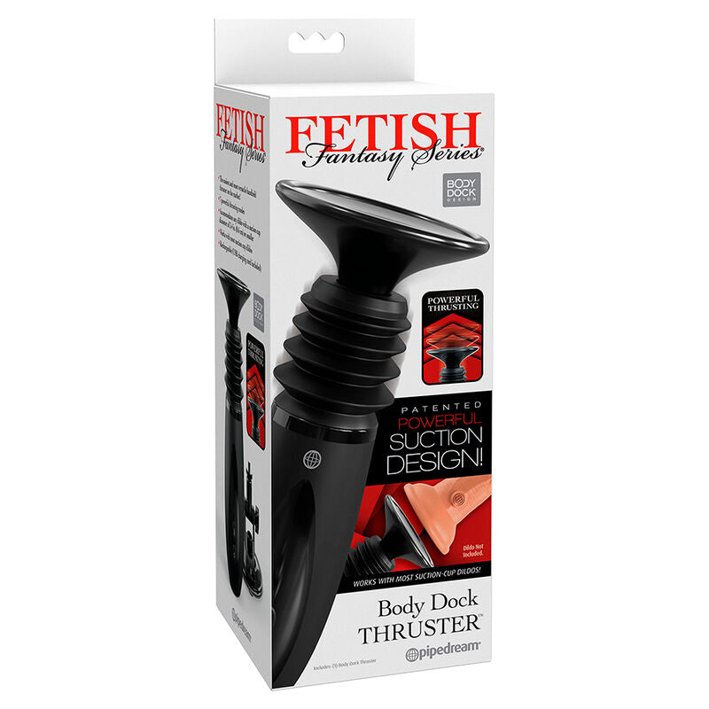 FETISH FANTASY SERIES - BODY DOCK THRUSTER DILDO CLAMP WITH 7 PUSH MODES BLACK - My naughty haven #