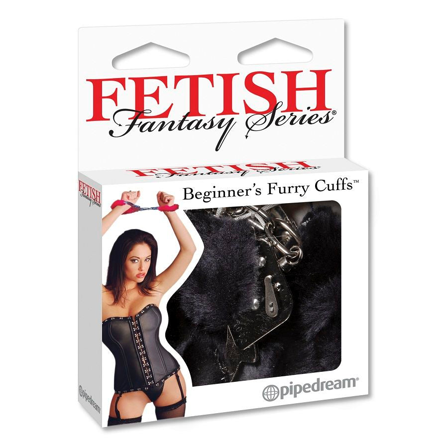 FETISH FANTASY SERIES - FURRY CUFFS BLACK - My naughty haven #