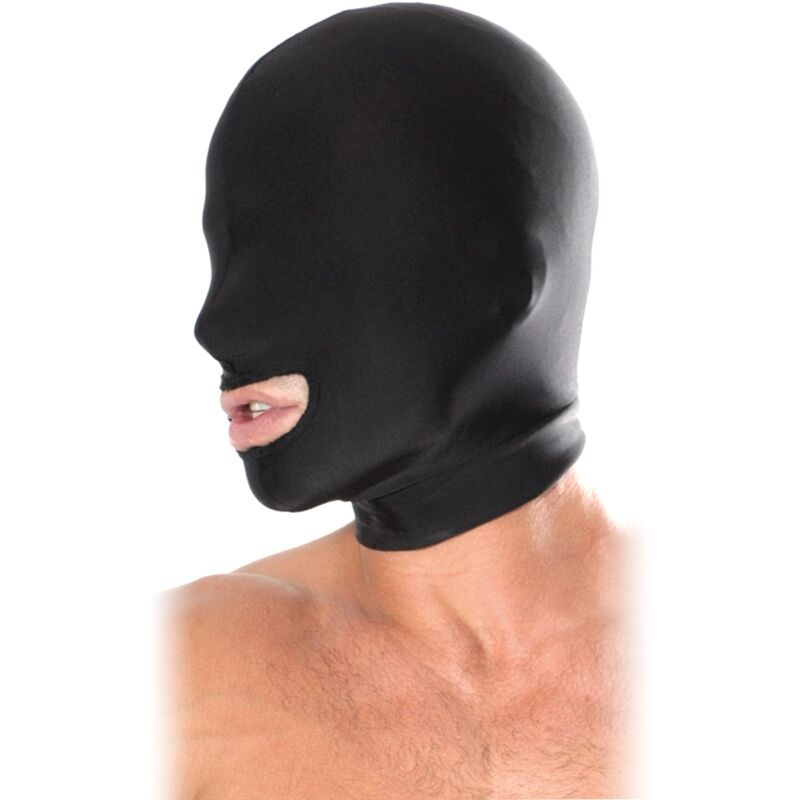 FETISH FANTASY SERIES - OPEN MOUTH HOOD BLACK - My naughty haven #