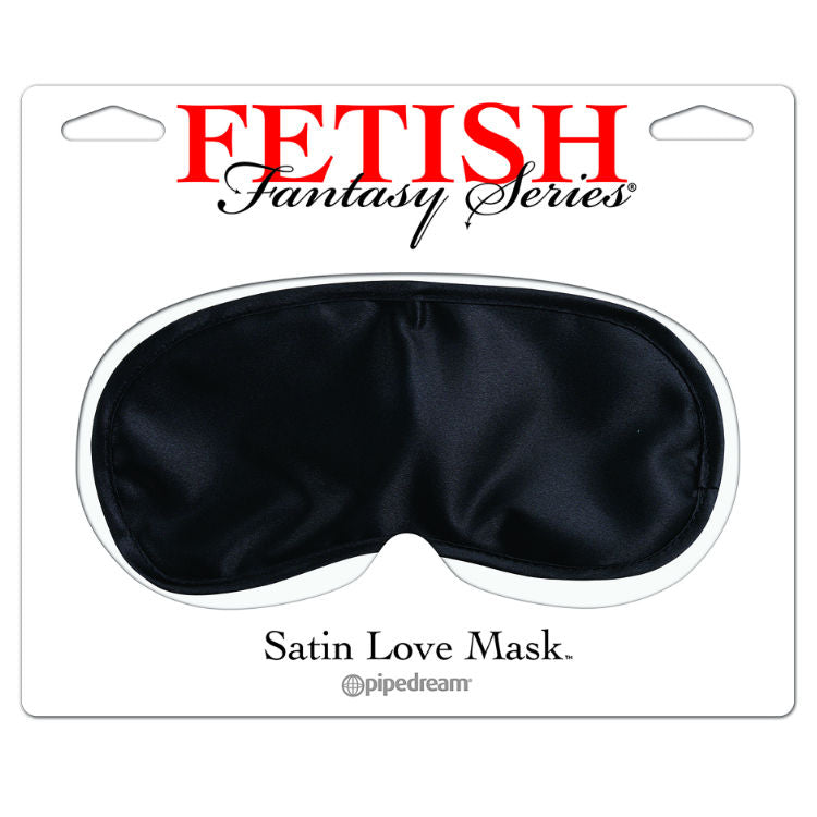 FETISH FANTASY SERIES - SATIN LOVE MASK BLACK - My naughty haven #