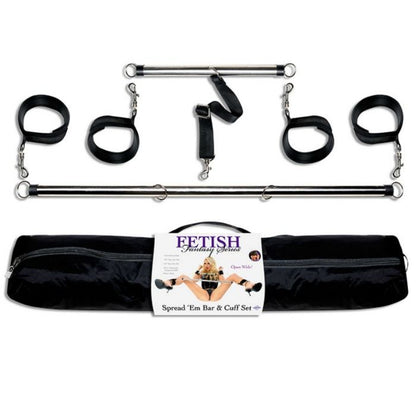 FETISH FANTASY SERIES - SERIES SPREAD EM BAR AND CUFF SET - My naughty haven #