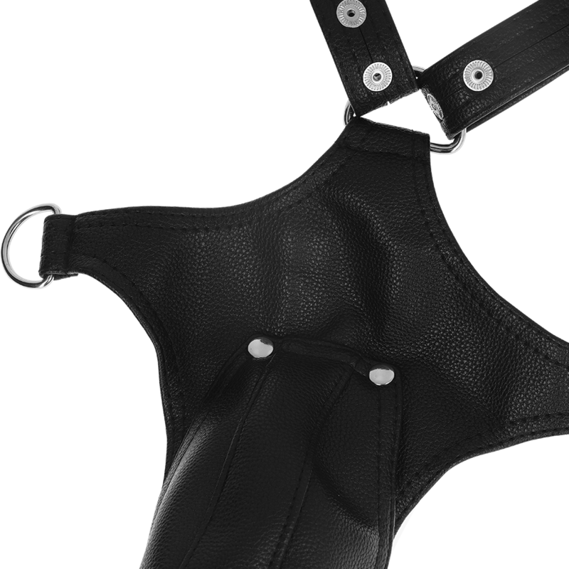 FETISH SUBMISSIVE ATTITUDE - MENS V-SHAPED ECO-LEATHER HARNESS - My naughty haven #