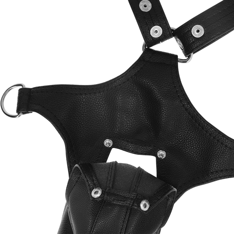 FETISH SUBMISSIVE ATTITUDE - MENS V-SHAPED ECO-LEATHER HARNESS - My naughty haven #