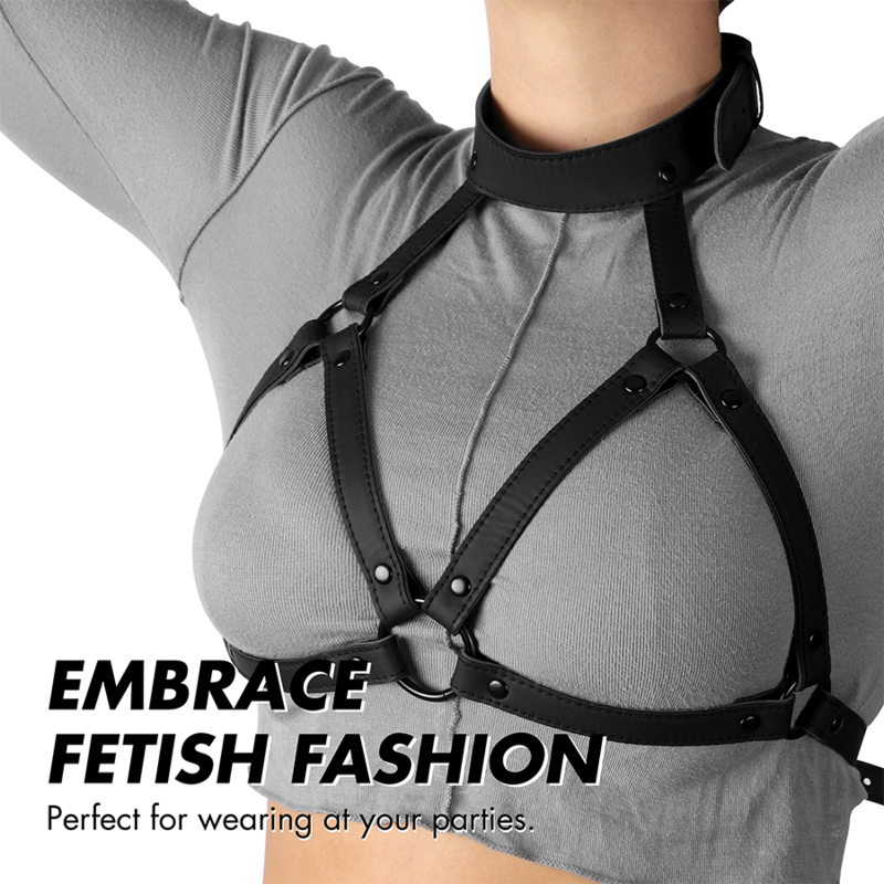 FETISH SUBMISSIVE BONDAGE - ADJUSTABLE CHEST HARNESS - My naughty haven #