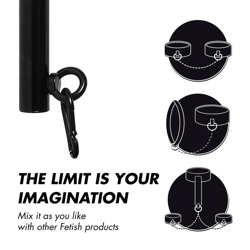 FETISH SUBMISSIVE BONDAGE - ADJUSTABLE SEPARATOR BAR 4 PIECES - My naughty haven #