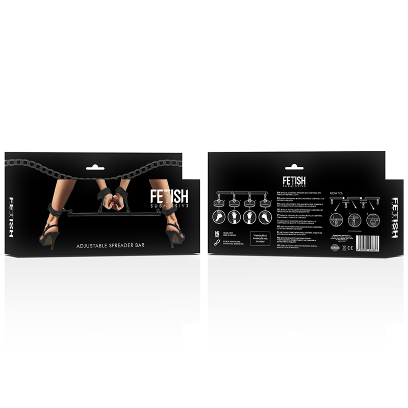 FETISH SUBMISSIVE BONDAGE - ADJUSTABLE SEPARATOR BAR 4 PIECES - My naughty haven #