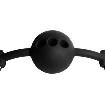 FETISH SUBMISSIVE BONDAGE - BREATHABLE SILICONE BALL GAG - My naughty haven #
