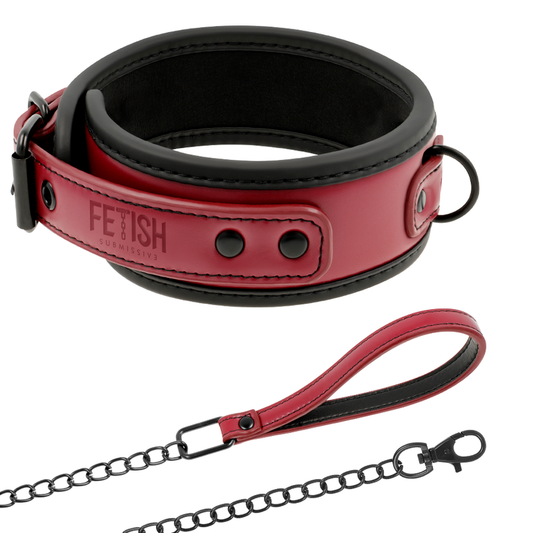 FETISH SUBMISSIVE DARK ROOM - NEOPRENE LINING CHAIN NECKLACE - My naughty haven #