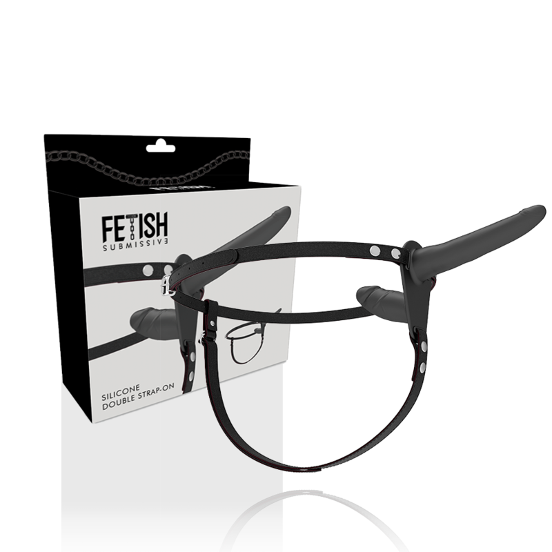 FETISH SUBMISSIVE HARNESS - BLACK DOUBLE PENETRATION - My naughty haven #