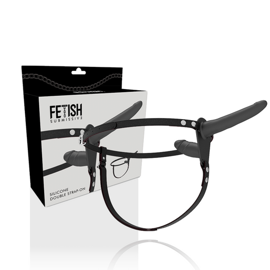 FETISH SUBMISSIVE HARNESS - BLACK DOUBLE PENETRATION - My naughty haven #