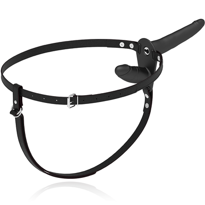 FETISH SUBMISSIVE HARNESS - DOUBLE PENETRATION BLACK VIBRATOR - My naughty haven #