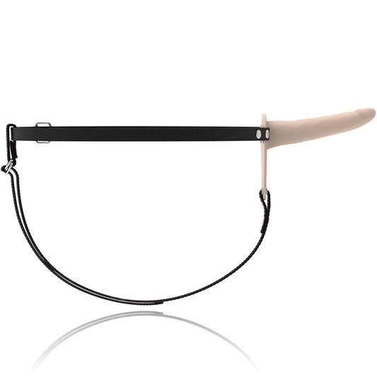 Фетиш подчинен колан - силиконов вибратор 15 см