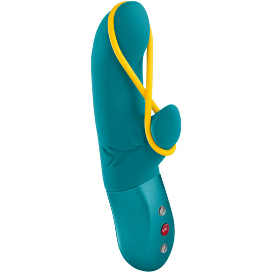 FUN FACTORY - AMORINO RABBIT VIBRATOR AQUAMARINE - My naughty haven #