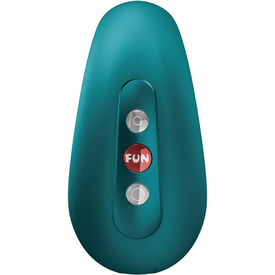 FUN FACTORY - CHERIE DOUBLE AIR PULSE VIBRATOR BOTTLE GREEN - My naughty haven #