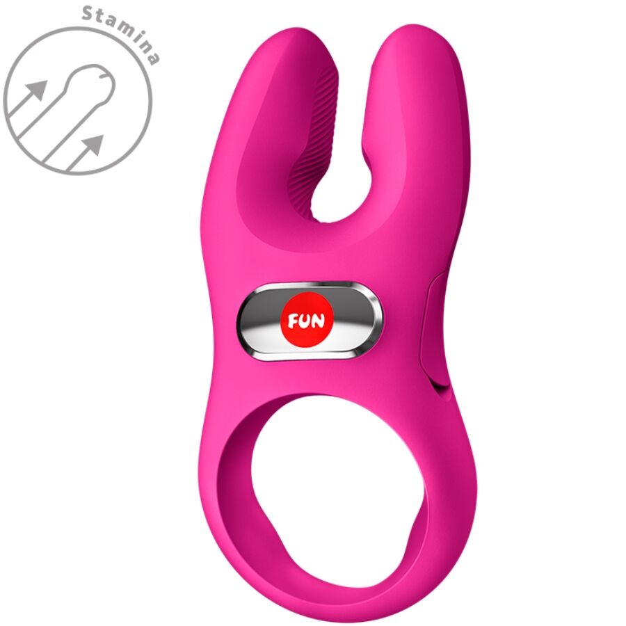 FUN FACTORY - NOS PRO VIBRATING COCK RING MAGENTA - My naughty haven #