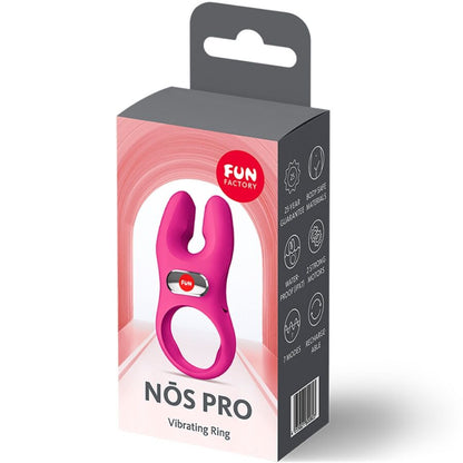 FUN FACTORY - NOS PRO VIBRATING COCK RING MAGENTA - My naughty haven #