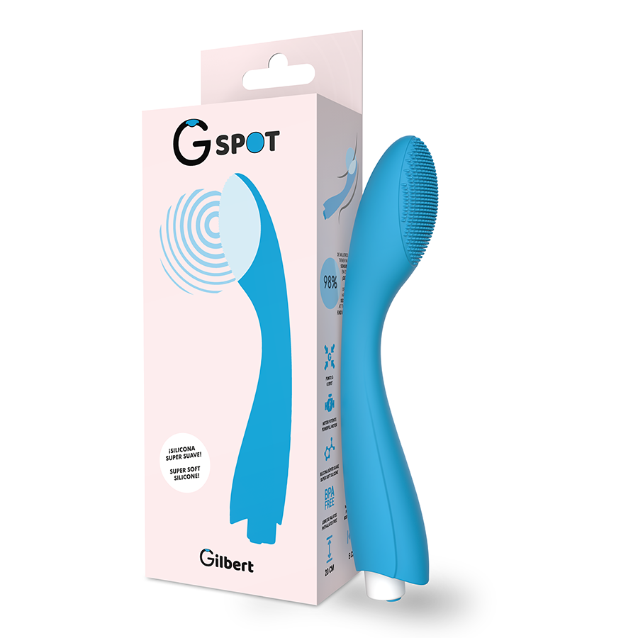 G-SPOT- ВИБРАТОР ЗА G-ТОЧКА GYLBERT TURQUOISE BLUE