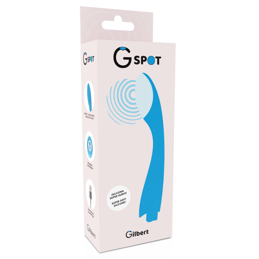 G-SPOT - GYLBERT TURQUOISE BLUE G-SPOT VIBRATOR - My naughty haven #