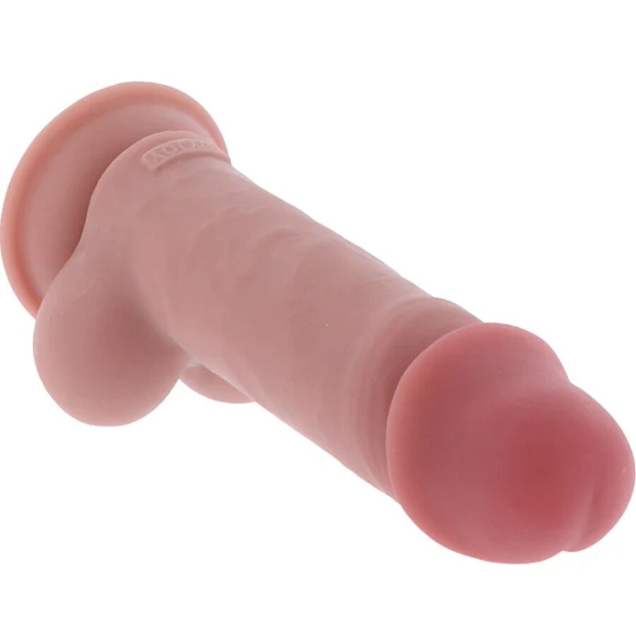 GET REAL - DELUXE REALISTIC PENIS WITH TESTICLES EXTRA THICK 17 CM - My naughty haven #