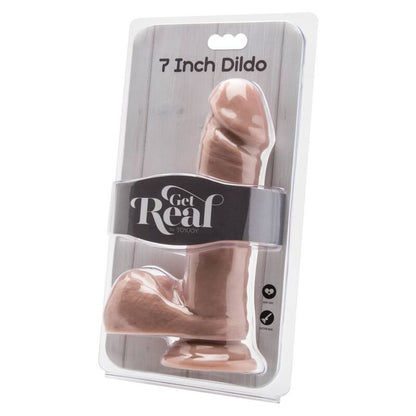GET REAL - DILDO 18 CM WITH BALLS SKIN - My naughty haven #