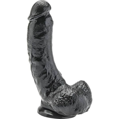 GET REAL - DILDO 20,5 CM WITH BALLS BLACK - My naughty haven #