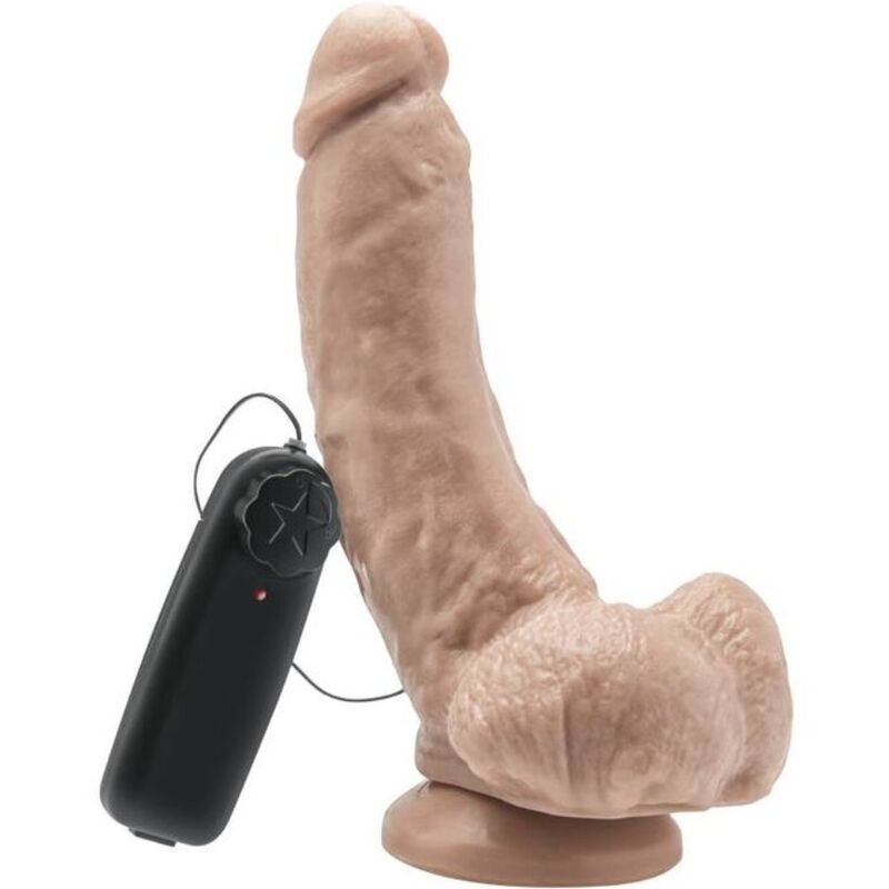 GET REAL - DILDO 20,5 CM WITH BALLS VIBRATOR SKIN - My naughty haven #